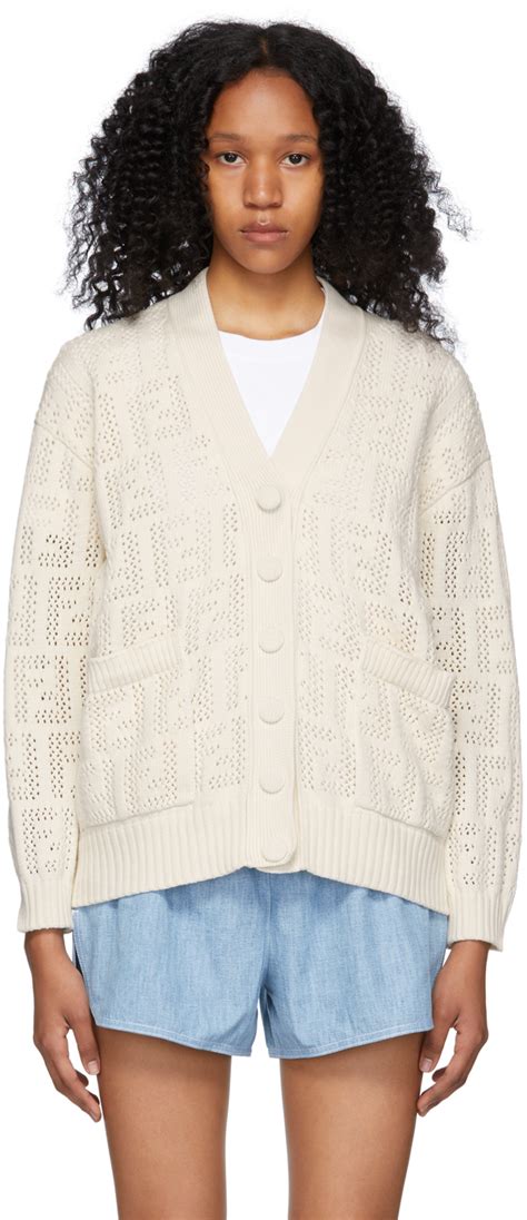 fendi long cardigan|fendi print cardigan.